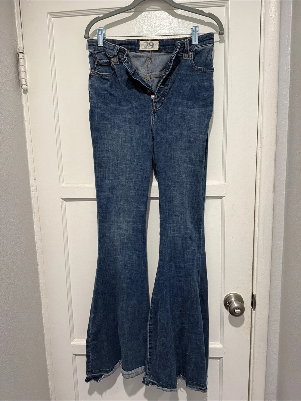 Free People Dark Blue Flare Jeans